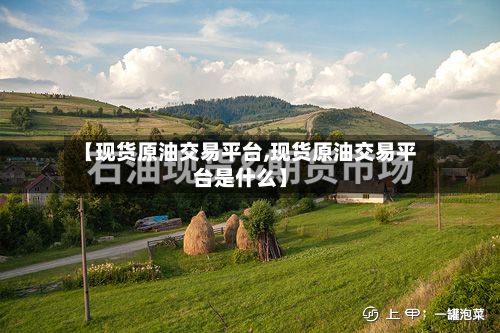 【现货原油交易平台,现货原油交易平台是什么】