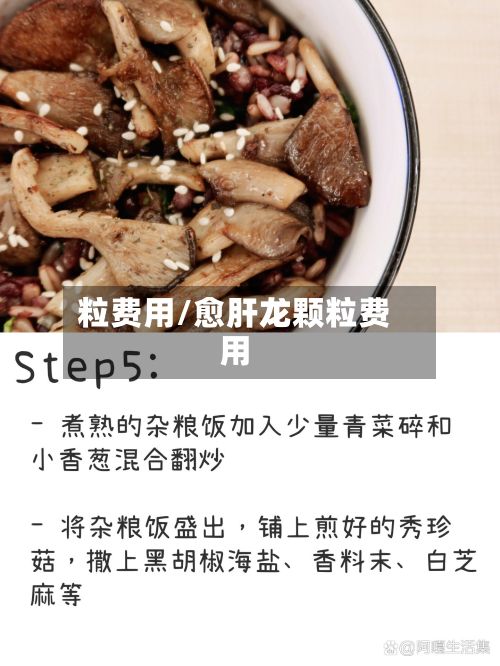 粒费用/愈肝龙颗粒费用