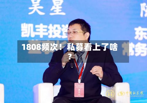 1808频次！私募看上了啥？-第2张图片