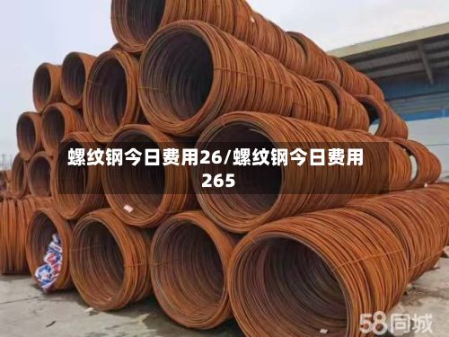 螺纹钢今日费用26/螺纹钢今日费用265-第2张图片