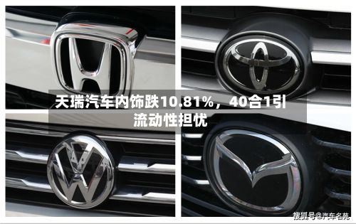 天瑞汽车内饰跌10.81%，40合1引流动性担忧-第2张图片
