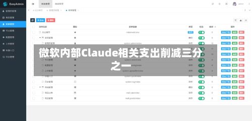 微软内部Claude相关支出削减三分之一-第2张图片
