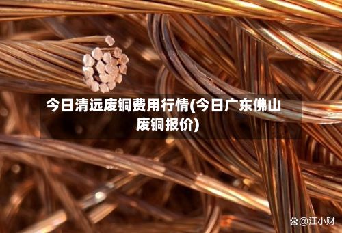 今日清远废铜费用行情(今日广东佛山废铜报价)