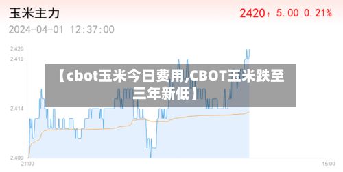 【cbot玉米今日费用,CBOT玉米跌至三年新低】