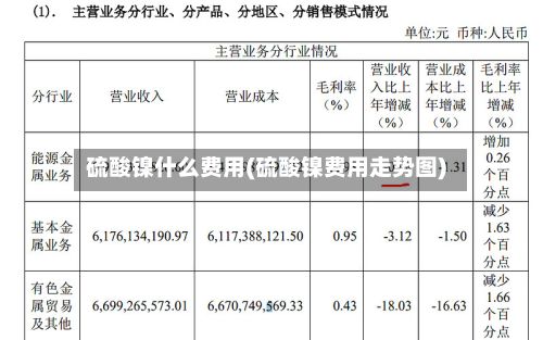 硫酸镍什么费用(硫酸镍费用走势图)-第2张图片
