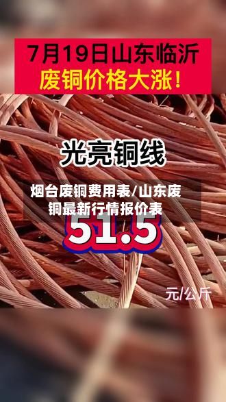 烟台废铜费用表/山东废铜最新行情报价表-第3张图片