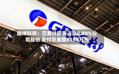 朗坤科技：已累计回购占总0.89%公司股份 支付总金额5198万元-第2张图片