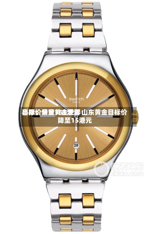 小摩：紫金黄金世界目标价升至165港元 山东黄金目标价降至15港元-第1张图片