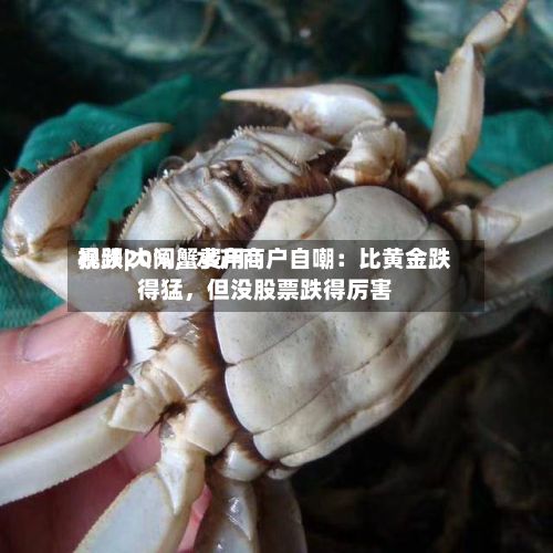 视频|大闸蟹费用暴跌20%	，水产商户自嘲：比黄金跌得猛，但没股票跌得厉害-第2张图片