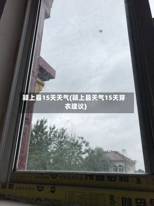 颍上县15天天气(颍上县天气15天穿衣建议)