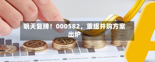 明天复牌！000582，重组并购方案出炉-第3张图片