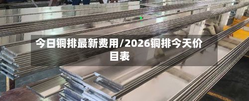 今日铜排最新费用/2026铜排今天价目表