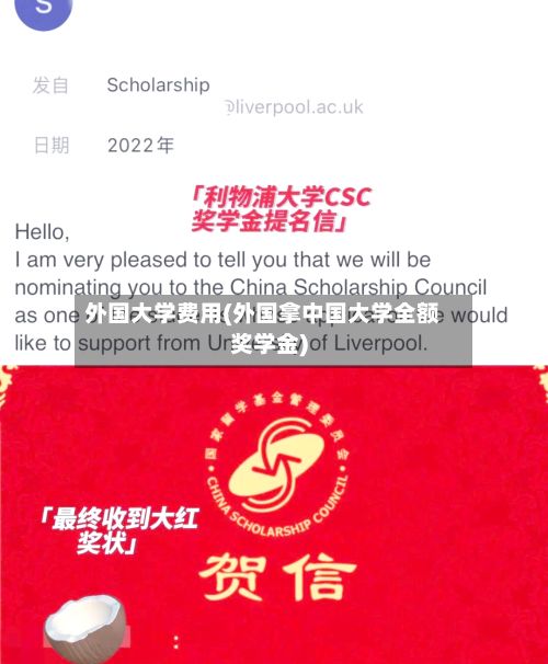 外国大学费用(外国拿中国大学全额奖学金)-第3张图片