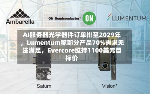 AI服务器光学器件订单排至2029年，Lumentum称部分产品70%需求无法满足	，Evercore维持1100美元目标价-第3张图片