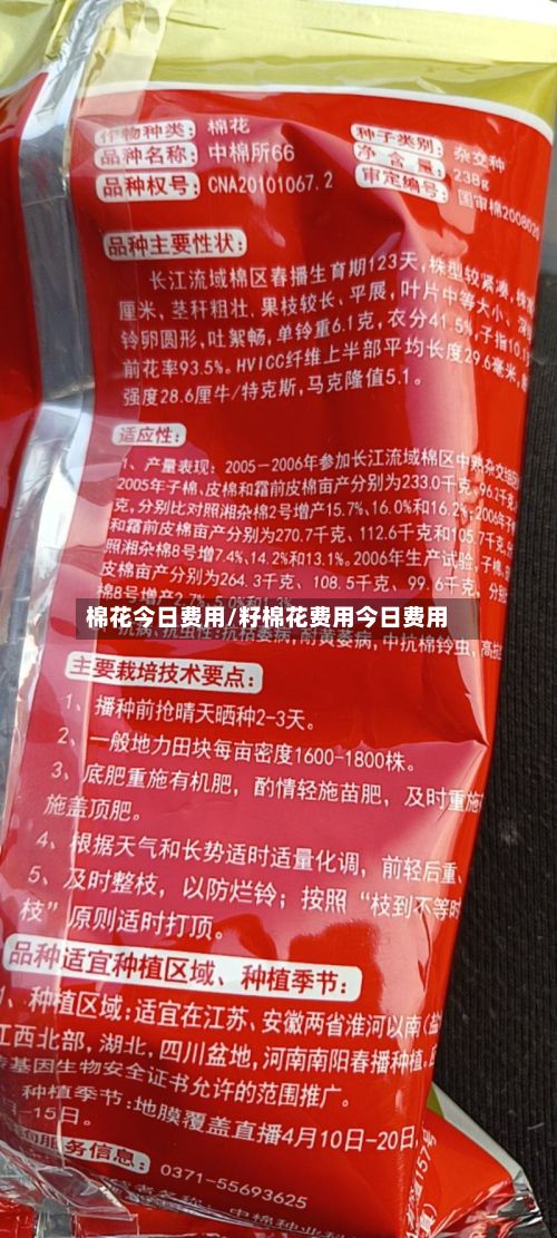 棉花今日费用/籽棉花费用今日费用-第3张图片