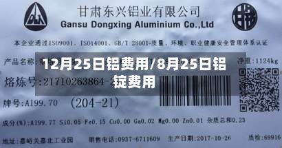 12月25日铝费用/8月25日铝锭费用-第2张图片