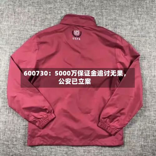 600730：5000万保证金追讨无果，公安已立案-第3张图片