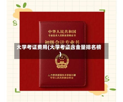 大学考证费用(大学考证含金量排名榜)-第2张图片