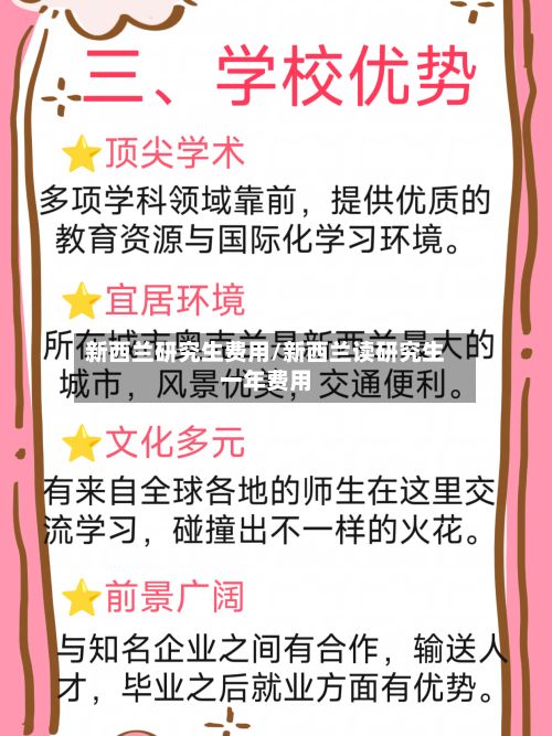 新西兰研究生费用/新西兰读研究生一年费用