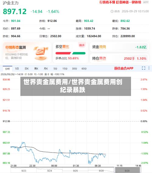 世界贵金属费用/世界贵金属费用创纪录暴跌-第2张图片