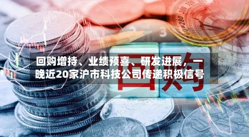回购增持、业绩预喜、研发进展，一晚近20家沪市科技公司传递积极信号