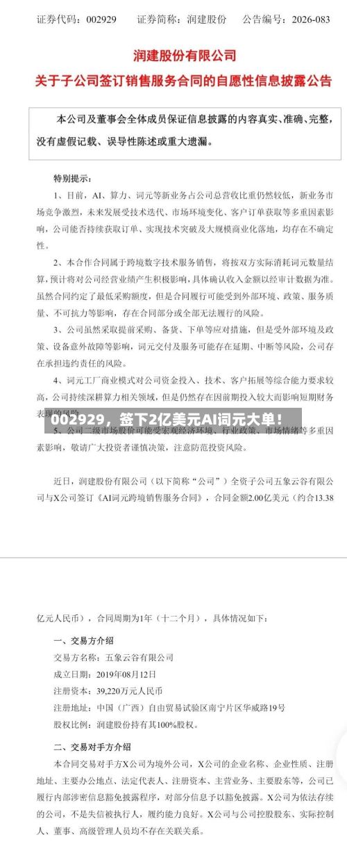 002929，签下2亿美元AI词元大单！-第2张图片