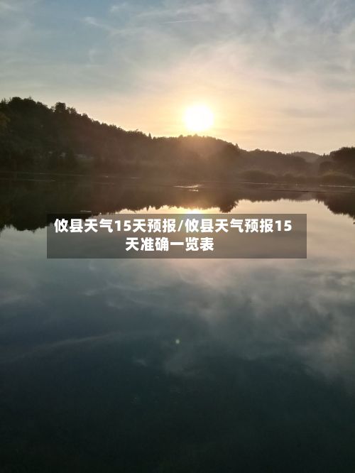 攸县天气15天预报/攸县天气预报15天准确一览表-第2张图片