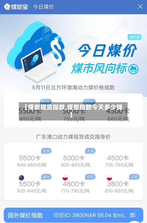 【煤炭现货指数,煤炭指数今天多少钱】