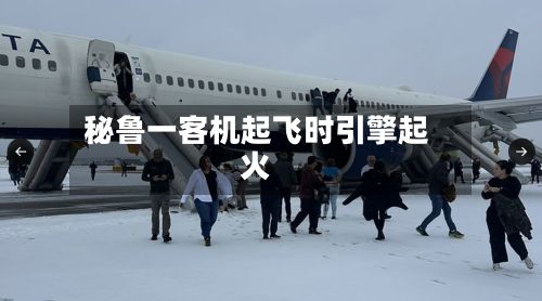 秘鲁一客机起飞时引擎起火-第2张图片
