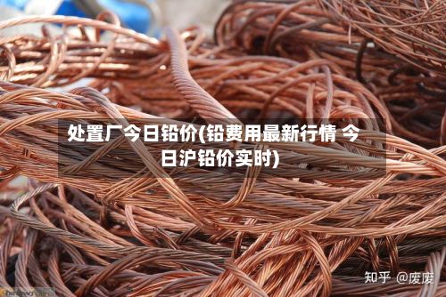 处置厂今日铅价(铅费用最新行情 今日沪铅价实时)-第2张图片