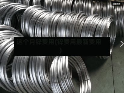这个月锌费用(锌费用最新费用)-第2张图片