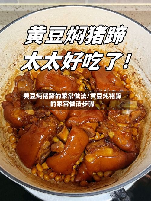 黄豆炖猪蹄的家常做法/黄豆炖猪蹄的家常做法步骤