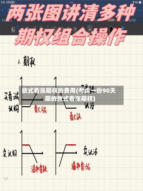 欧式看涨期权的费用(考虑一份90天期的欧式看涨期权)