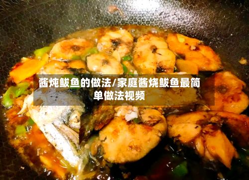 酱炖鲅鱼的做法/家庭酱烧鲅鱼最简单做法视频-第2张图片