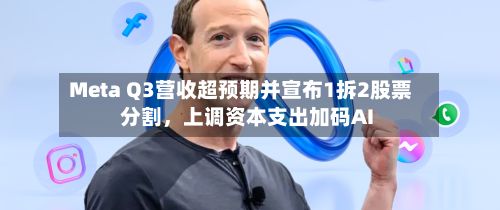 Meta Q3营收超预期并宣布1拆2股票分割	，上调资本支出加码AI-第3张图片
