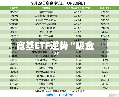 宽基ETF逆势“吸金”-第2张图片
