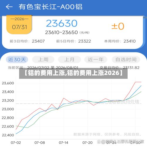 【铝的费用上涨,铝的费用上涨2026】-第2张图片
