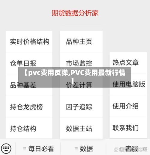【pvc费用反弹,PVC费用最新行情】-第2张图片