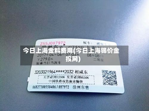 今日上海金料费用(今日上海锡价金投网)-第2张图片