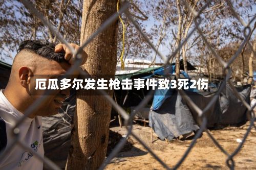 厄瓜多尔发生枪击事件致3死2伤