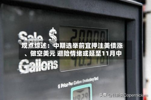 观点综述：中期选举前宜押注美债涨	、做空美元 避险情绪或延至11月中-第3张图片