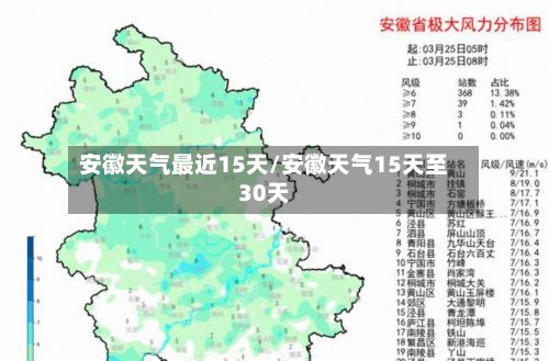 安徽天气最近15天/安徽天气15天至30天-第2张图片