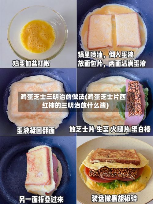 鸡蛋芝士三明治的做法(鸡蛋芝士片西红柿的三明治放什么酱)-第2张图片