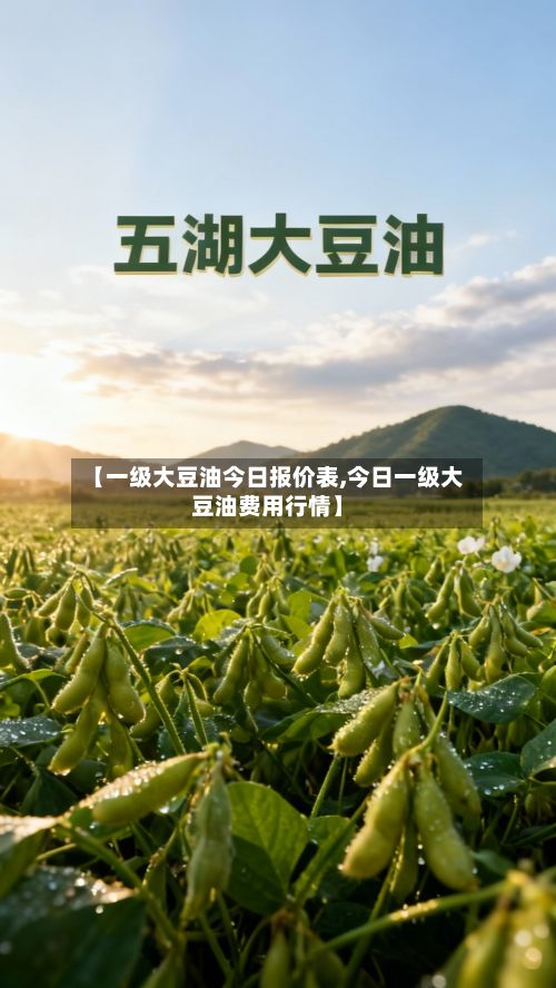 【一级大豆油今日报价表,今日一级大豆油费用行情】
