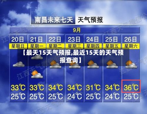 【最天15天气预报,最近15天的天气预报查询】