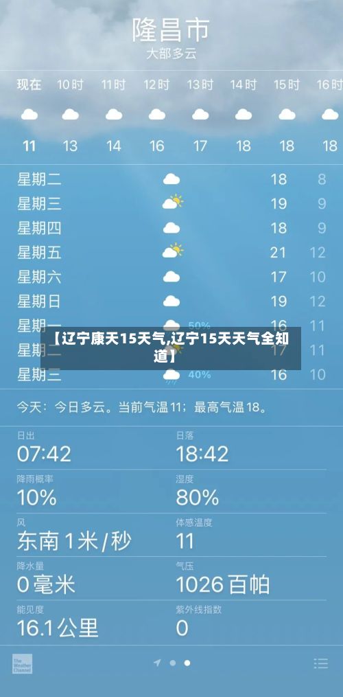 【辽宁康天15天气,辽宁15天天气全知道】
