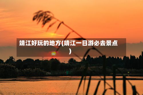 靖江好玩的地方(靖江一日游必去景点)-第2张图片