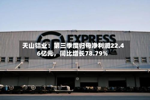 天山铝业：第三季度归母净利润22.46亿元，同比增长78.79%-第2张图片