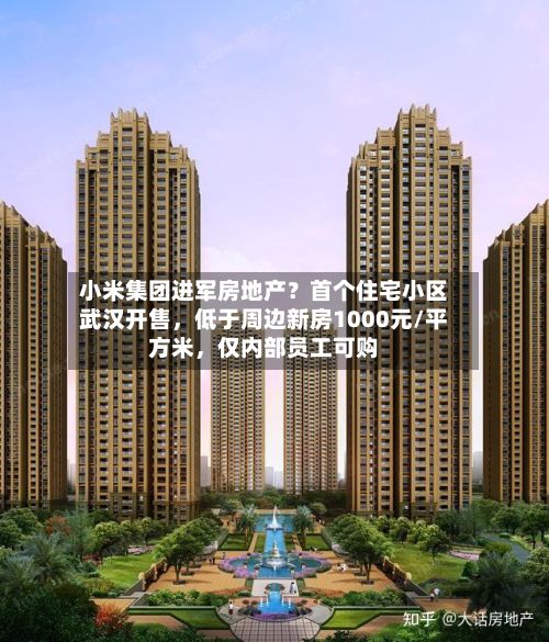 小米集团进军房地产？首个住宅小区武汉开售，低于周边新房1000元/平方米，仅内部员工可购-第3张图片