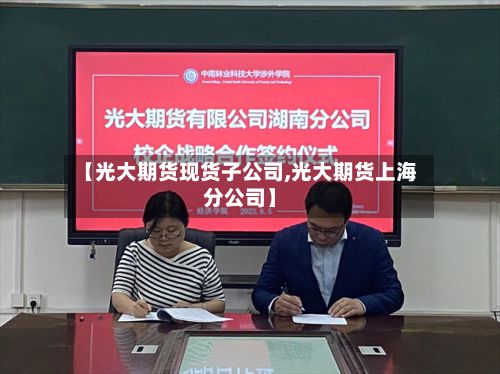 【光大期货现货子公司,光大期货上海分公司】-第2张图片